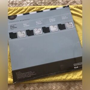 Creative Memories Tone On Tone Black and White 12x12 Sealed 2009
